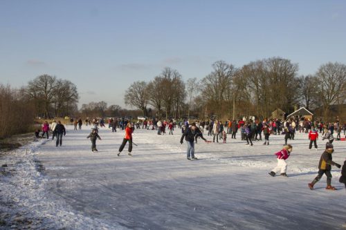 Foto van de ijsbaan – Schaatsplezier – foto's Johan Jansen