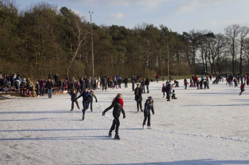 Foto van de ijsbaan – Schaatsplezier – foto's Johan Jansen