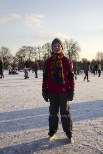 Foto van de ijsbaan – Schaatsplezier – foto's Johan Jansen