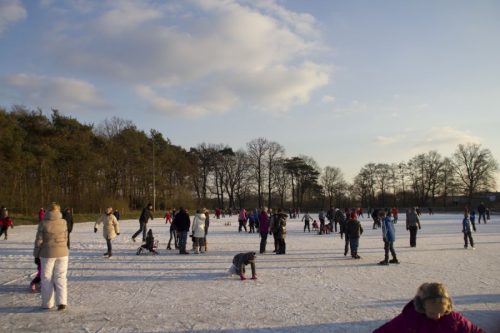 Foto van de ijsbaan – Schaatsplezier – foto's Johan Jansen