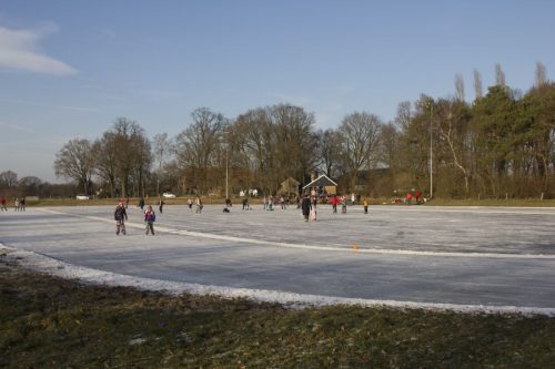 Foto van de ijsbaan – Schaatsplezier – foto's Johan Jansen