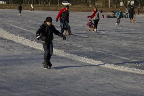 Foto van de ijsbaan – Schaatsplezier – foto's Johan Jansen