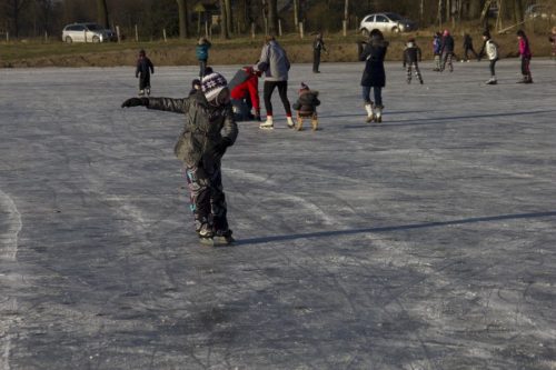Foto van de ijsbaan – Schaatsplezier – foto's Johan Jansen