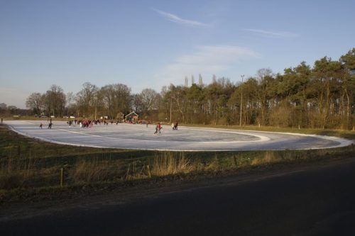 Foto van de ijsbaan – Schaatsplezier – foto's Johan Jansen