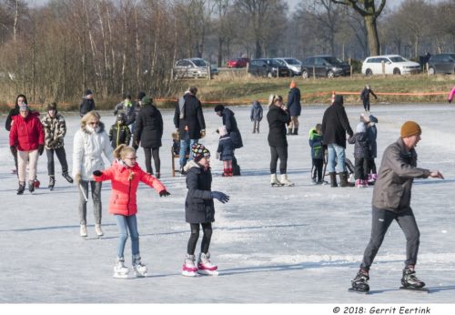 Foto van de ijsbaan – Winter 2017/18 – foto's Gerrit Eertink