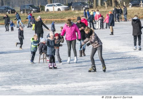 Foto van de ijsbaan – Winter 2017/18 – foto's Gerrit Eertink